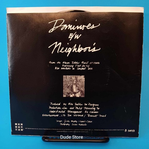 Robbie Nevil - Dominoes - Neighbors - 45 RPM - 1986 - Picture 4 of 4